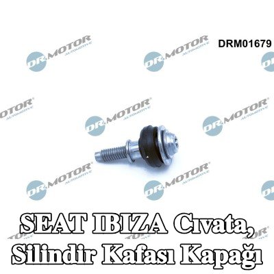 DR.MOTOR AUTOMOTIVE Cıvata, silindir kafası kapağı — SEAT Ibiza