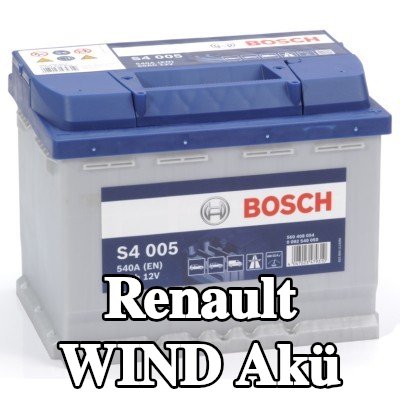 BOSCH Akü S4, 005 — Renault Wind