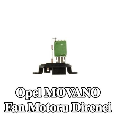 MAHLE Fan motoru direnci — 2012 Opel Movano