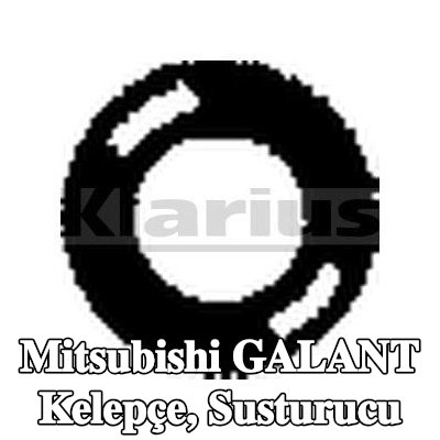 VEGAZ Kelepçe, susturucu — Mitsubishi Galant