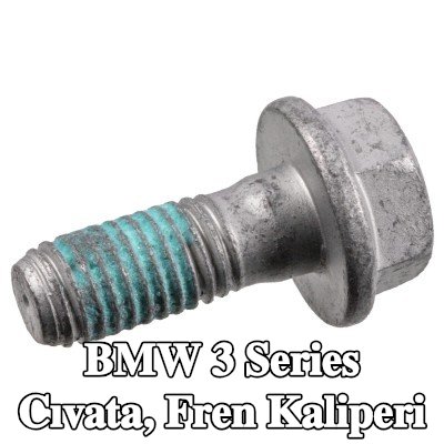 FEBI BILSTEIN Cıvata, fren kaliperi Arka Aks — 2002 BMW 3 Series