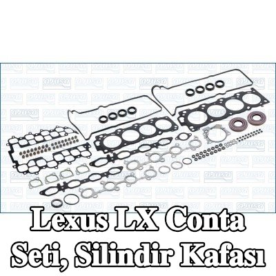 AJUSA Conta seti, silindir kapağı contalı silindir kapağı, valf gövdesi contalı, MULTILAYER STEEL — Lexus Lx