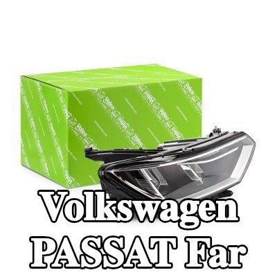 VALEO Far ORİJİNAL PARÇA, Sağ, far seviyeleme motoru olmadan — Volkswagen Passat