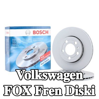 BOSCH Fren diski Dış Çap: 256mm, Havalandırmalı, Kaplamalı, cıvata/vida ile — 2011 Volkswagen Fox