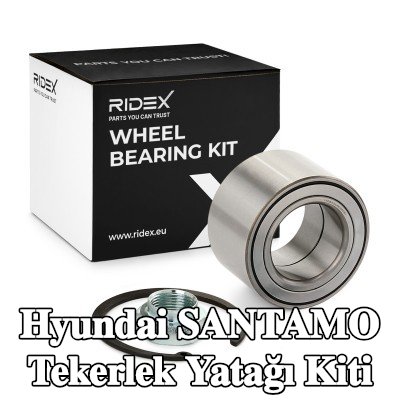 RIDEX Tekerlek yatağı kiti Sol, Arka Aks, Sağ — Hyundai Santamo