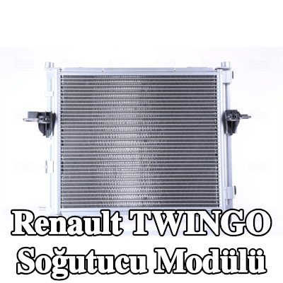 NISSENS Kapaksız soğutucu modülü, genişletme deposu olmadan, termostat olmadan — 2002 Renault Twingo