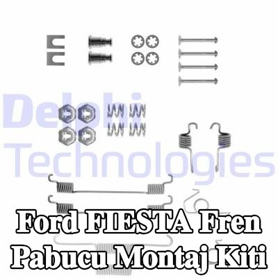 DELPHI Fren pabucu montaj kiti — 1990 Ford Fiesta