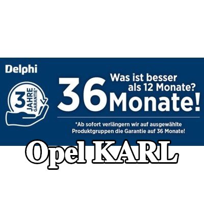 DELPHI وصلة كروية — Opel Karl