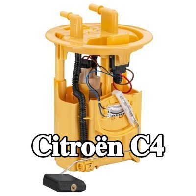 HELLA وحدة تغذية الوقود الكهربائية, مع وحدة إرسال الوقود, مع حشية/مانع تسرب — 2005 Citroën C4
