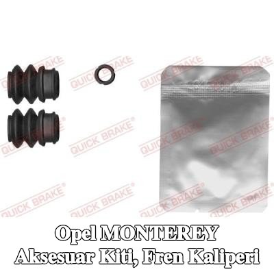 QUICK BRAKE Aksesuar Kiti, fren kaliperi — Opel Monterey
