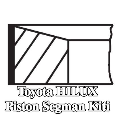 MAHLE Piston Segman Kiti — Toyota Hilux