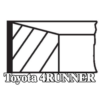 MAHLE مجموعة حلقات المكبس — 2002 Toyota 4runner