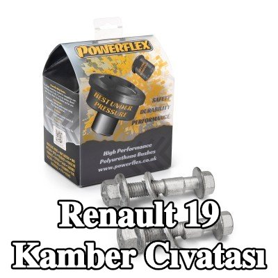 Powerflex Kamber cıvatası — Renault 19