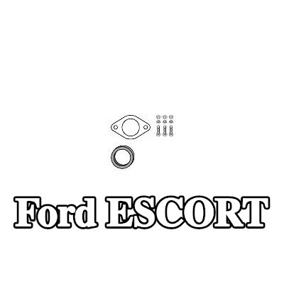 HJS مجموعة تركيب المحول الحفاز — 1998 Ford Escort