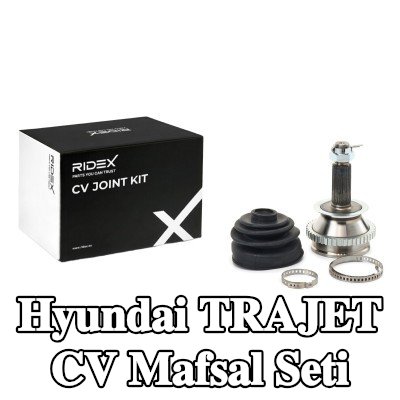 RIDEX CV mafsalı kiti Ön Aks, Tekerlek Tarafı, ABS sensör halkalı — Hyundai Trajet