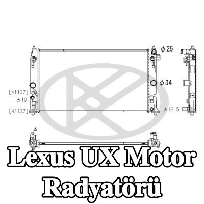 KOYORAD Motor radyatörü — Lexus Ux
