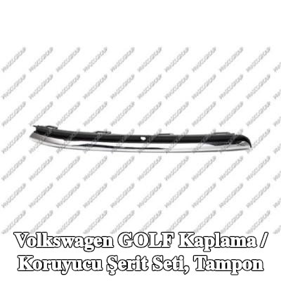 PRASCO Kaplama / Koruyucu Şerit Seti, tampon — Volkswagen Golf