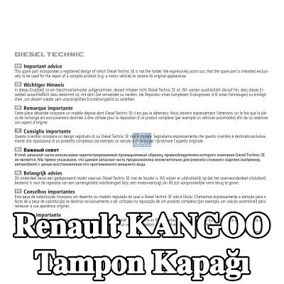 DT Spare Parts Tampon kapağı — Renault Kangoo