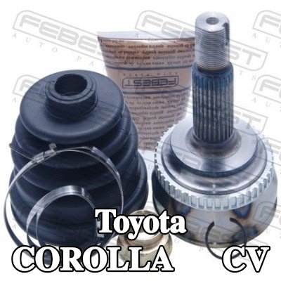 FEBEST وصلة المحور الأمامي, جانب العجلة, مع حلقة مستشعر ABS — 2002 Toyota Corolla