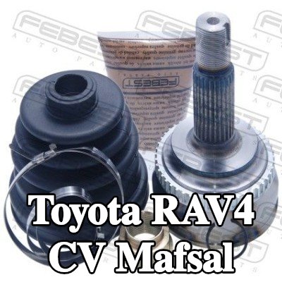 FEBEST CV mafsalı Ön Aks, Tekerlek Tarafı, ABS sensör halkalı — 2002 Toyota Rav4