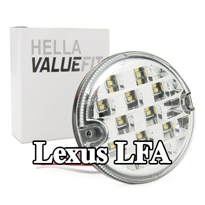 HELLA ضوء الرجوع للخلف PRO عالي الكربون — Lexus Lfa