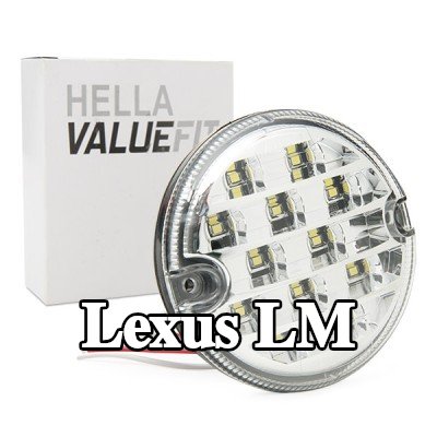 HELLA ضوء الرجوع للخلف PRO عالي الكربون — Lexus Lm