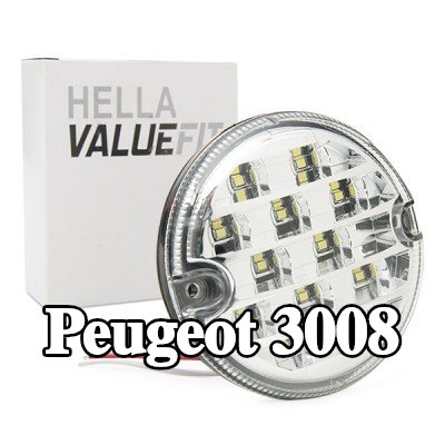 HELLA ضوء الرجوع للخلف PRO عالي الكربون — Peugeot 3008