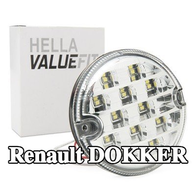HELLA ضوء الرجوع للخلف PRO عالي الكربون — Renault Dokker