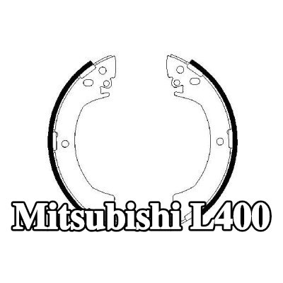 BOSCH مجموعة أحذية الفرامل — Mitsubishi L400