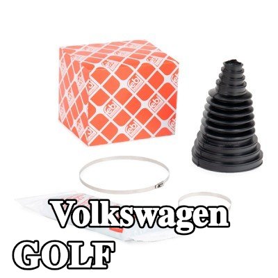 FEBI BILSTEIN غطاء مفصل CV المحور الأمامي, المحور الخلفي, مع شحم, مع مشابك — 2012 Volkswagen Golf