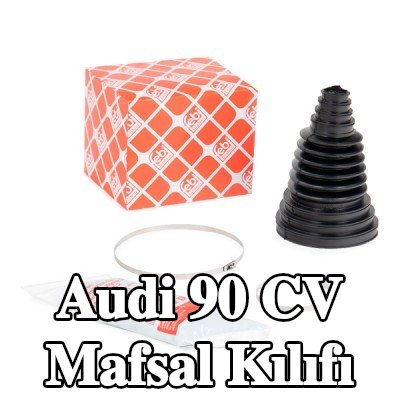 FEBI BILSTEIN Ön aks CV manşonu, Arka Aks, gres ile, kelepçeli — Audi 90