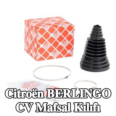 FEBI BILSTEIN Ön aks CV manşonu, Arka Aks, gres ile, kelepçeli — 2012 Citroën Berlingo