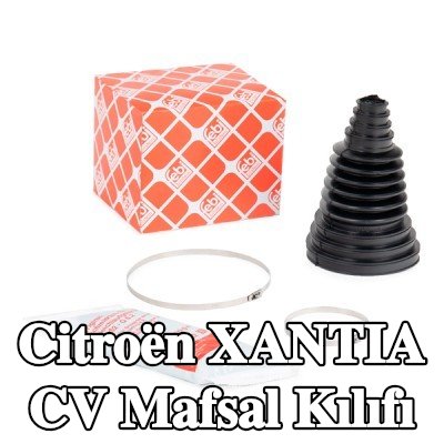 FEBI BILSTEIN Ön aks CV manşonu, Arka Aks, gres ile, kelepçeli — Citroën Xantia