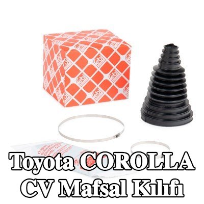 FEBI BILSTEIN Ön aks CV manşonu, Arka Aks, gres ile, kelepçeli — 2012 Toyota Corolla