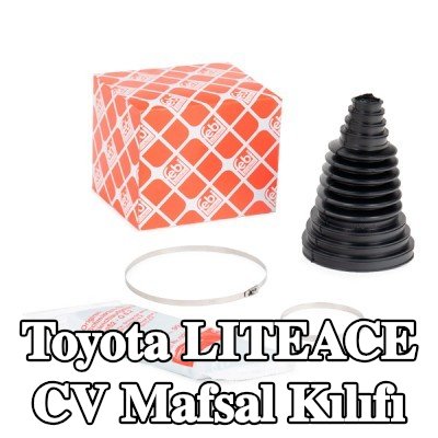 FEBI BILSTEIN Ön aks CV manşonu, Arka Aks, gres ile, kelepçeli — 1995 Toyota Liteace
