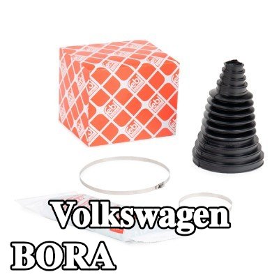 FEBI BILSTEIN غطاء مفصل CV المحور الأمامي, المحور الخلفي, مع شحم, مع مشابك — 2002 Volkswagen Bora
