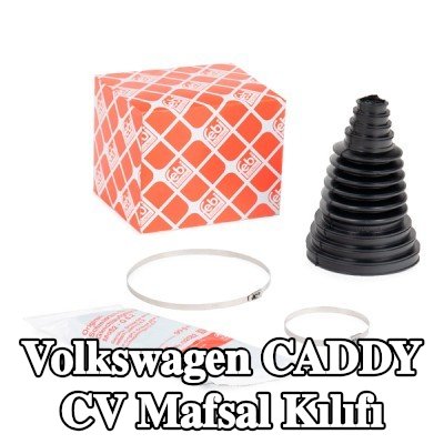 FEBI BILSTEIN Ön aks CV manşonu, Arka Aks, gres ile, kelepçeli — 2012 Volkswagen Caddy
