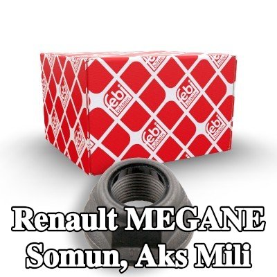 FEBI BILSTEIN Somun, arka aks ucu — Renault Megane