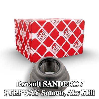 FEBI BILSTEIN Somun, arka aks ucu — Renault Sandero / Stepway