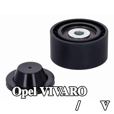 VAICO بكرة الانحراف/التوجيه, حزام V-ribbed بجودة VAICO الأصلية, Outer Diameter: 60mm — 2016 Opel Vivaro
