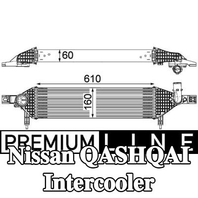 MAHLE Intercooler — 2012 Nissan Qashqai