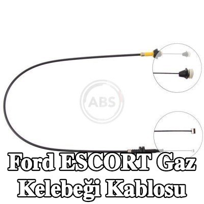 A.B.S. Gaz kelebeği kablosu — 1990 Ford Escort