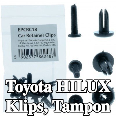 EINPARTS Klips, tampon — Toyota Hilux