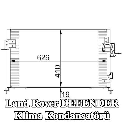 MAHLE Kurutucusuz klima kondansatörü — Land Rover Defender