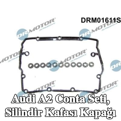 DR.MOTOR AUTOMOTIVE Conta seti, silindir kafası kapağı — Audi A2