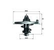 MAHLE Termostat 85°C, 84mm, 43mm, contalı/sızdırmaz — 1997 BMW 8 Series (6)