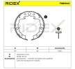 RIDEX Arka aks fren pabucu seti, 172mm — Lexus Hs (2)