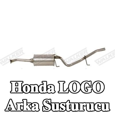WALKER Arka susturucu 1460mm, montaj parçaları olmadan — Honda Logo