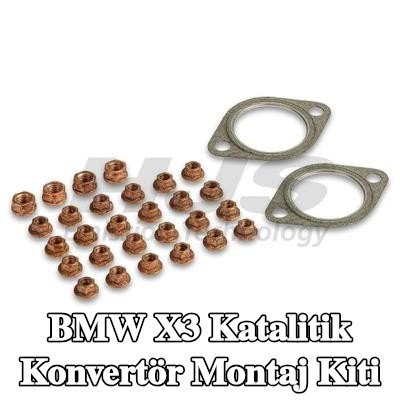 HJS Katalitik konvertör montaj kiti — 2003 BMW X3