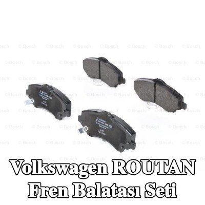 BOSCH Fren balatası seti 18, 3mm, gıcırtı önleyici plaka ile — 2010 Volkswagen Routan